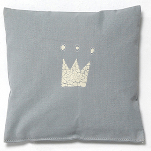 Duftkissen Krone blau